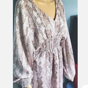 FATE Snake Print Dress l S